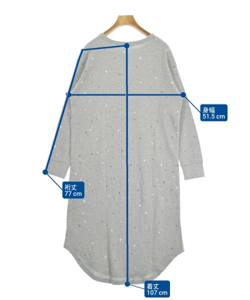 gelato pique（ジェラートピケ）ワンピース グレー サイズ:F レディース/2200661544099