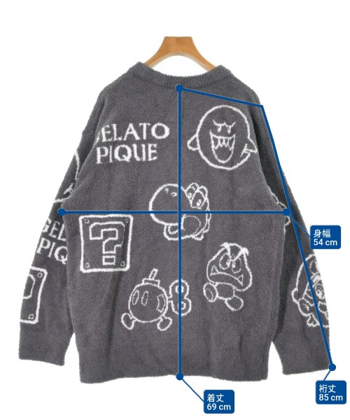 gelato pique（ジェラートピケ）スウェット グレー サイズ:ONE レディース/2200659668189