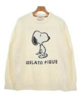gelato pique（ジェラートピケ）ニット・セーター 白 サイズ:ONE レディース/2200665808074