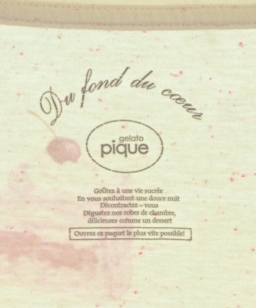 gelato pique（ジェラートピケ）Tシャツ・カットソー 白 サイズ:ONE レディース/2200726606083