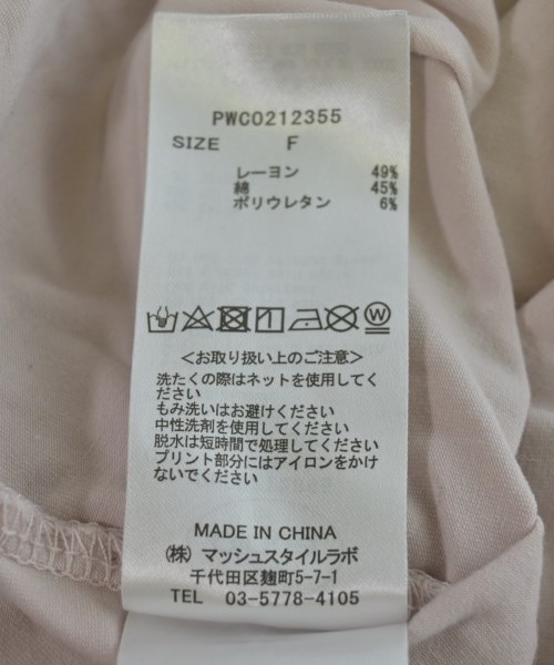 gelato pique（ジェラートピケ）ワンピース ピンク サイズ:F レディース/2200729859073