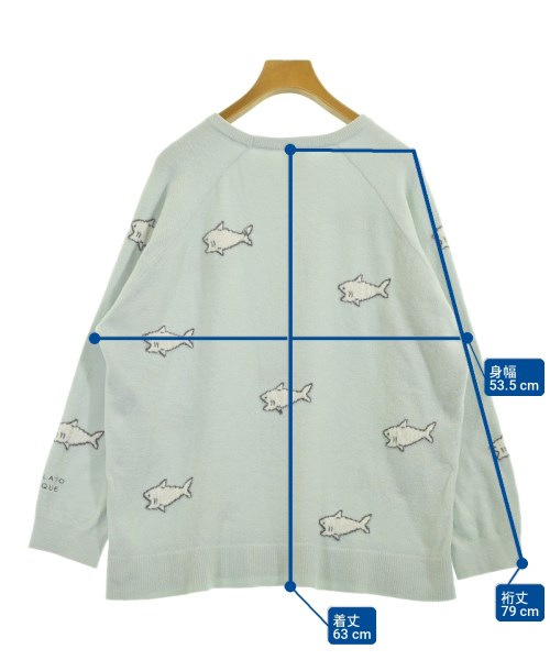 gelato pique（ジェラートピケ）Tシャツ・カットソー 青 サイズ:F レディース/2200725446031