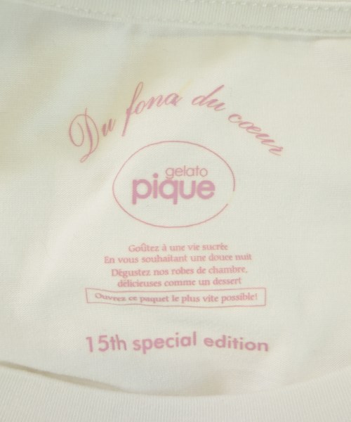 gelato pique（ジェラートピケ）Tシャツ・カットソー 白 サイズ:ONE レディース/2200717156238