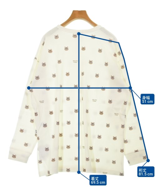 gelato pique（ジェラートピケ）Tシャツ・カットソー 白 サイズ:F レディース/2200728029088