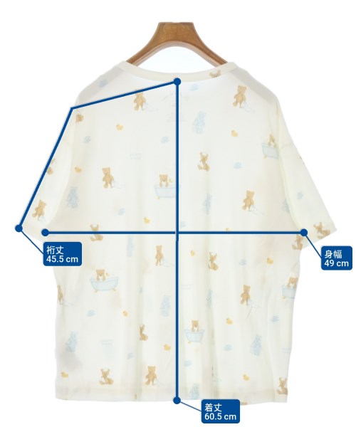 gelato pique（ジェラートピケ）Tシャツ・カットソー 白 サイズ:F レディース/2200678837764