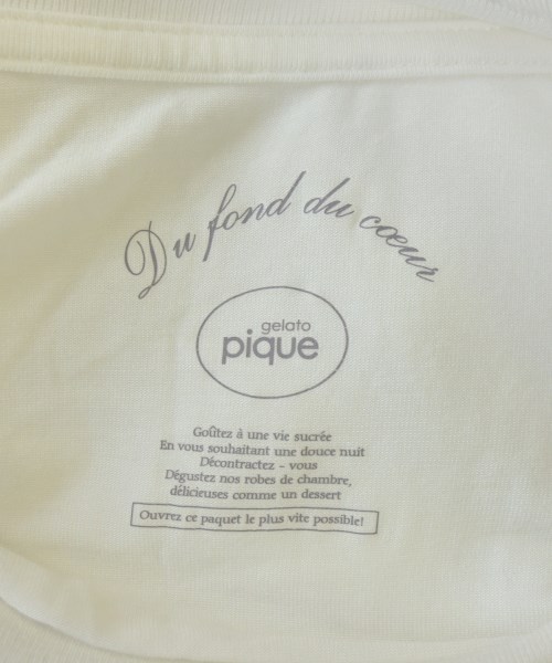gelato pique（ジェラートピケ）Tシャツ・カットソー 白 サイズ:ONE レディース/2200688554057