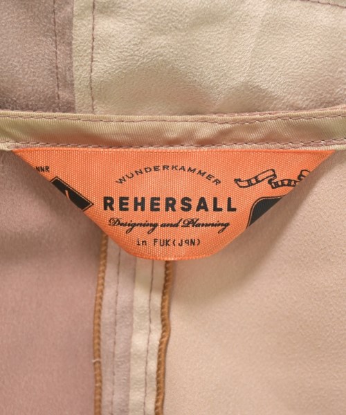 REHERSALL（リハーズオール）カジュアルジャケット ピンク サイズ:F レディース/2200692704141