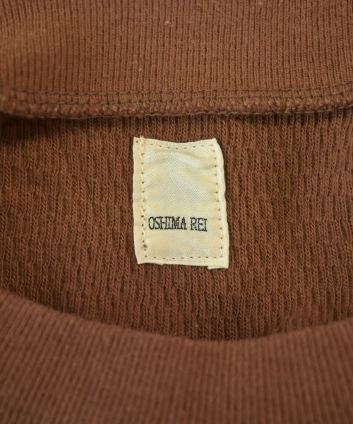 OSHIMA REI（オオシマ　レイ）Tシャツ・カットソー 茶 サイズ:F レディース/2200696861109