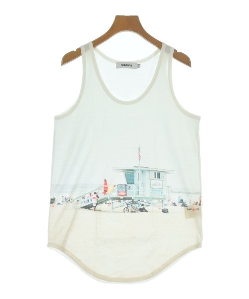 MARIOS(マリオス)タンクトップ 白 サイズ:S/2200673512086