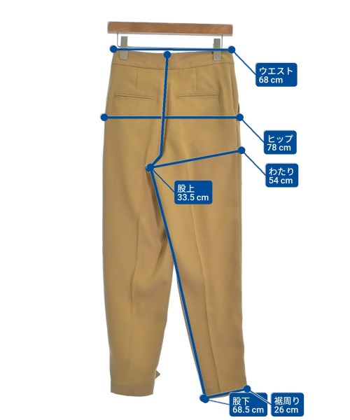 BEAMS Lights（ビームスライツ）スラックス 茶 サイズ:38(M位) レディース/2200630707234