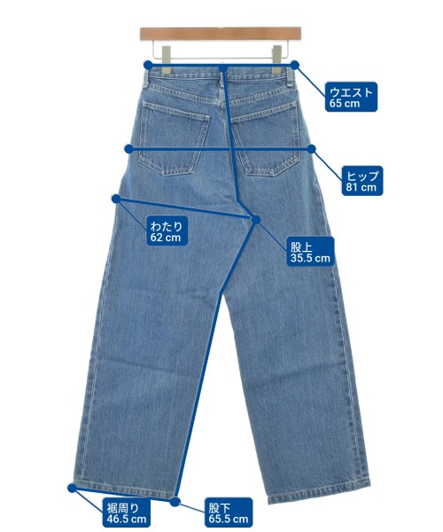 BEAMS Lights（ビームスライツ）デニムパンツ 青 サイズ:36(S位) レディース/2200633655037