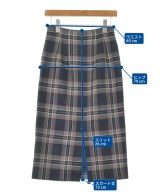 BEAMS Lights（ビームスライツ）ひざ丈スカート 紺 サイズ:38(M位) レディース/2200624221050