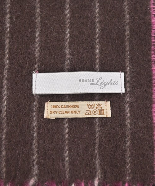 BEAMS Lights（ビームスライツ）マフラー 茶 サイズ:- レディース/2200615535098