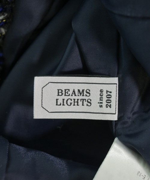 BEAMS Lights（ビームスライツ）ノーカラージャケット 紺 サイズ:36(S位) レディース/2200614645040