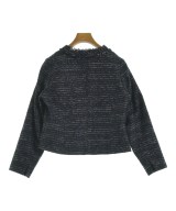 BEAMS Lights（ビームスライツ）ノーカラージャケット 紺 サイズ:36(S位) レディース/2200614645040