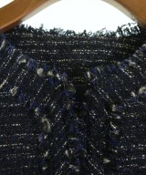 BEAMS Lights（ビームスライツ）ノーカラージャケット 紺 サイズ:36(S位) レディース/2200614645040