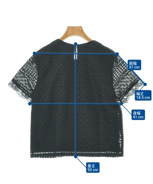 BEAMS Lights（ビームスライツ）ブラウス 黒 サイズ:38(M位) レディース/2200607976014