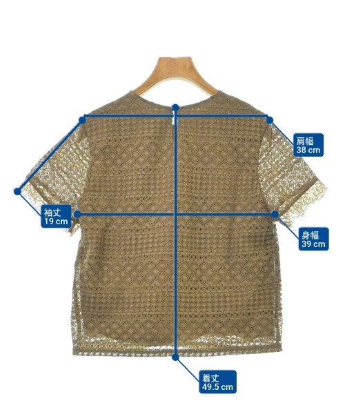 BEAMS Lights（ビームスライツ）ブラウス 茶 サイズ:38(M位) レディース/2200607976076