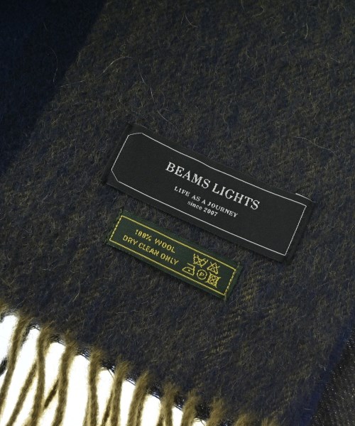 BEAMS Lights（ビームスライツ）ストール 紺 サイズ:- レディース/2200666153203