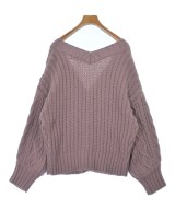 BEAMS Lights（ビームスライツ）カーディガン 紫 サイズ:F レディース/2200695651107