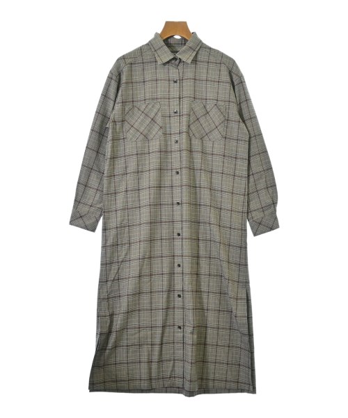 BEAMS Lights(ビームスライツ)シャツワンピース グレー サイズ:36(S位)/2200638895025
