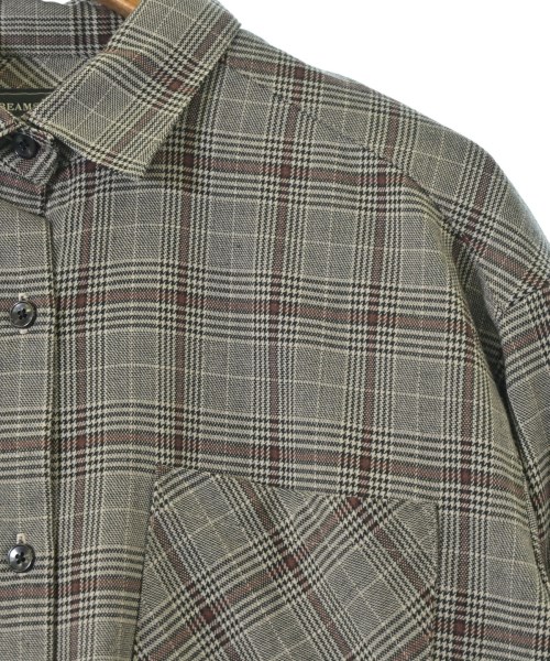 BEAMS Lights（ビームスライツ）シャツワンピース グレー サイズ:36(S位) レディース/2200638895025