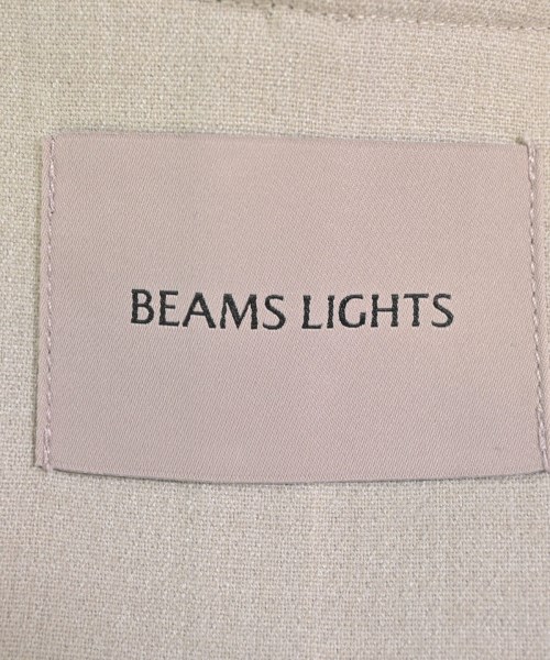 BEAMS Lights（ビームスライツ）ノーカラージャケット ベージュ サイズ:36(S位) レディース/2200700312054
