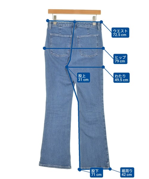 BEAMS Lights（ビームスライツ）デニムパンツ 青 サイズ:40(M位) レディース/2200670812011