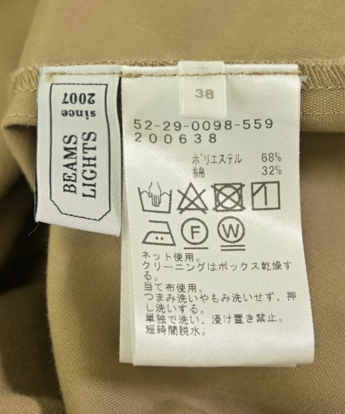 BEAMS Lights（ビームスライツ）ワンピース ベージュ サイズ:38(M位) レディース/2200669078077