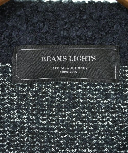 BEAMS Lights（ビームスライツ）ノーカラージャケット 紺 サイズ:38(M位) レディース/2200705543026