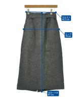 BEAMS Lights（ビームスライツ）ロング・マキシ丈スカート グレー サイズ:36(S位) レディース/2200679253051