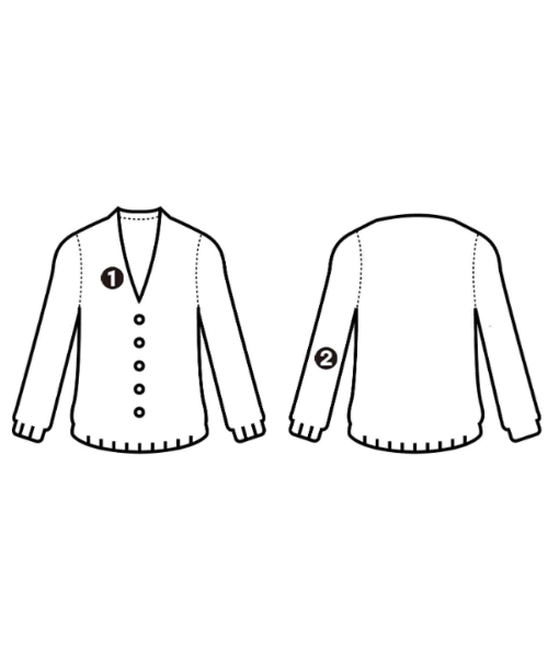 BEAMS Lights（ビームスライツ）カーディガン ピンク サイズ:38(M位) レディース/2200689106019
