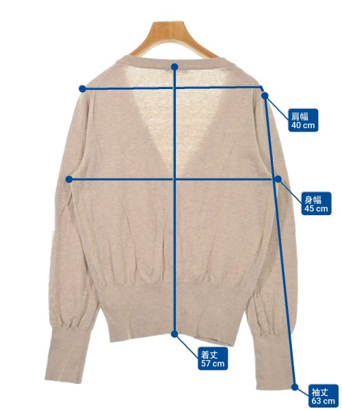 EFFE BEAMS（エッフェ　ビームス）カーディガン ベージュ サイズ:F レディース/2200624495079