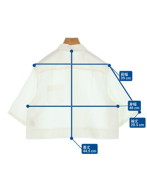 EFFE BEAMS（エッフェ　ビームス）カジュアルシャツ 白 サイズ:38(M位) レディース/2200614675108