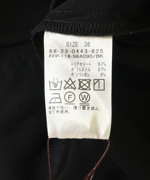 EFFE BEAMS（エッフェ　ビームス）スラックス 黒 サイズ:36(S位) レディース/2200707586113