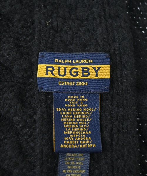 Ralph Lauren Rugby（ラルフローレンラグビー）マフラー 黒 サイズ:- メンズ/2200644773232