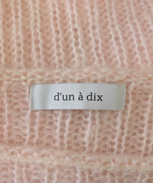 d'un a dix（アナディス）ニット・セーター ピンク サイズ:38(M位) レディース/2200626466022