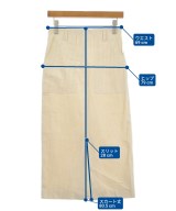 d'un a dix（アナディス）ロング・マキシ丈スカート 白 サイズ:36(S位) レディース/2200589552213