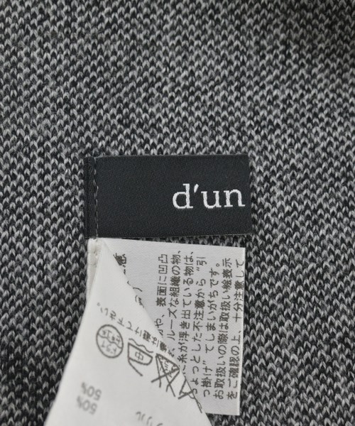 d'un a dix（アナディス）ストール グレー サイズ:38 レディース/2200614391237