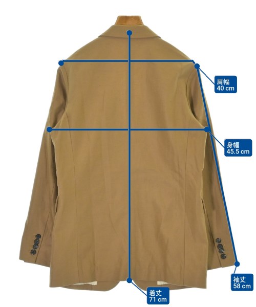 d'un a dix（アナディス）テーラードジャケット ベージュ サイズ:38(M位) レディース/2200665376016