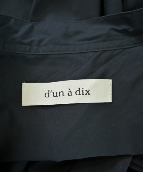 d'un a dix（アナディス）シャツワンピース 紺 サイズ:38(M位) レディース/2200673861016