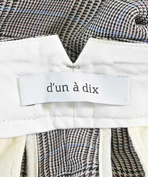 d'un a dix（アナディス）スラックス 茶 サイズ:36(S位) レディース/2200639365077