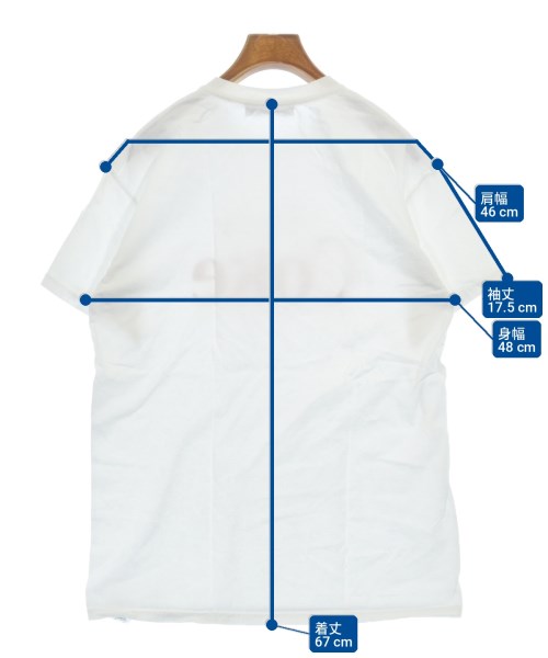 d'un a dix（アナディス）Tシャツ・カットソー 白 サイズ:38(M位) レディース/2200707679778