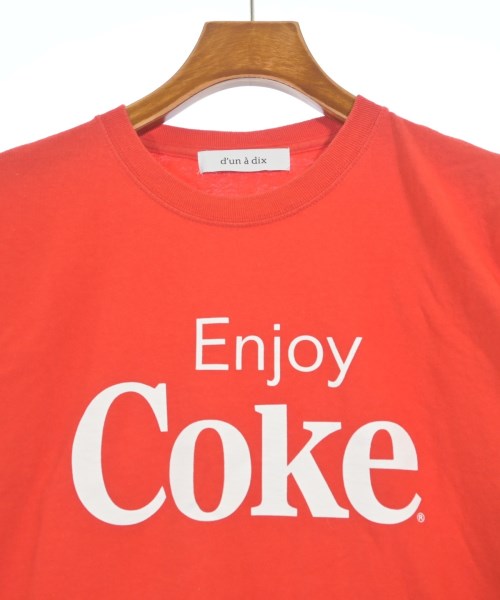 d'un a dix（アナディス）Tシャツ・カットソー 赤 サイズ:38(M位) レディース/2200707679785