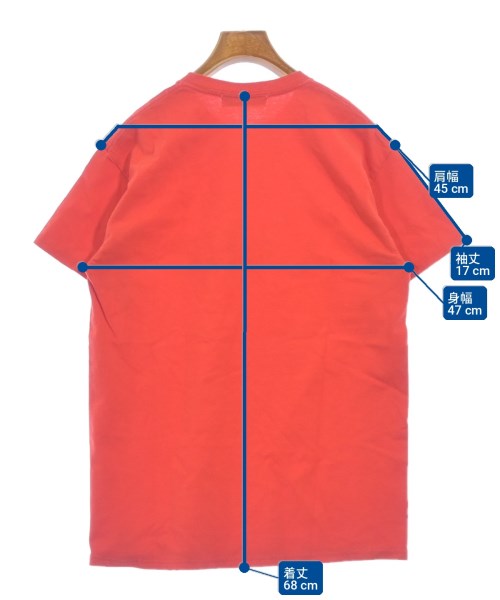 d'un a dix（アナディス）Tシャツ・カットソー 赤 サイズ:38(M位) レディース/2200707679785