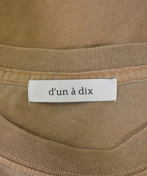 d'un a dix（アナディス）Tシャツ・カットソー 茶 サイズ:38(M位) レディース/2200707679792