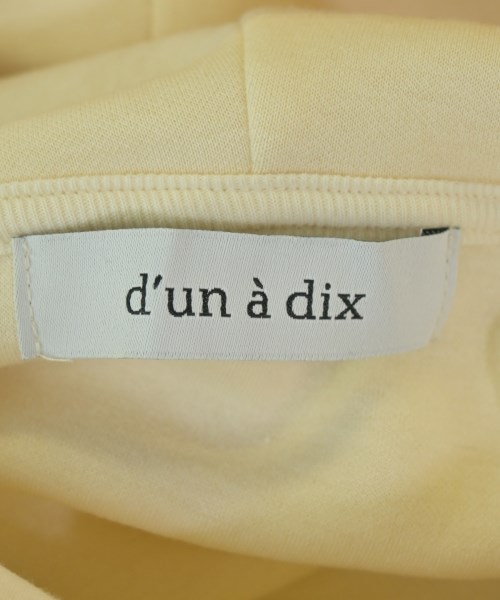 d'un a dix（アナディス）パーカー 黄 サイズ:38(M位) レディース/2200716842552