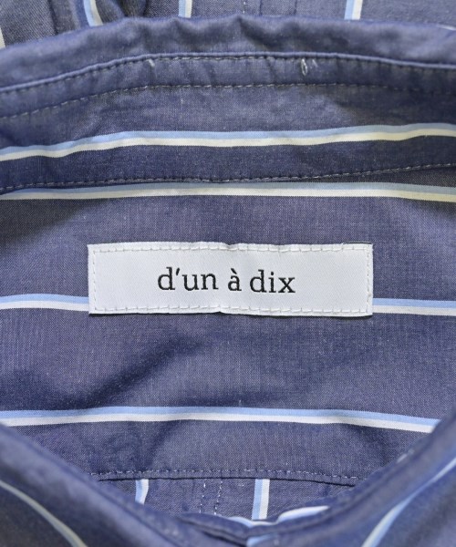 d'un a dix（アナディス）シャツワンピース 紺 サイズ:38(M位) レディース/2200685885055