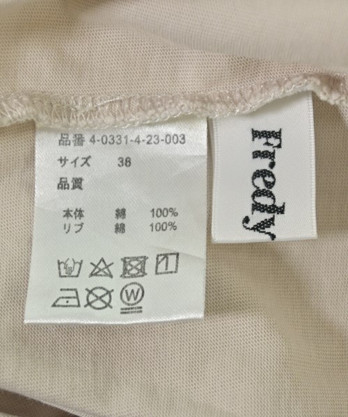 fredy（フレディ）Tシャツ・カットソー ベージュ サイズ:38(M位) レディース/2200720571035