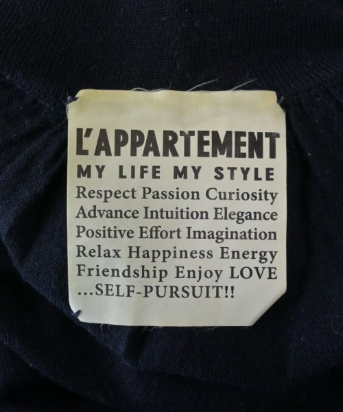 L'Appartement DEUXIEME CLASSE（アパルトモンドゥーズィエムクラス）ニット・セーター 紺 サイズ:F レディース/2200641100031